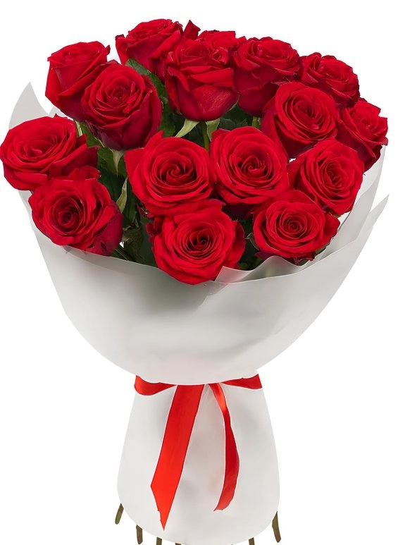 15 Adet Büyük Gül Buketi