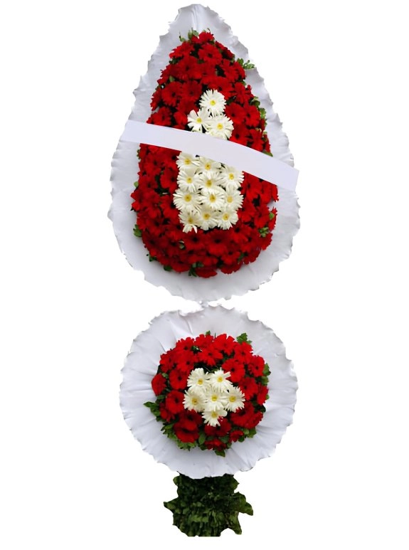 2 Katlı Düğün Çiçeği Çelenk